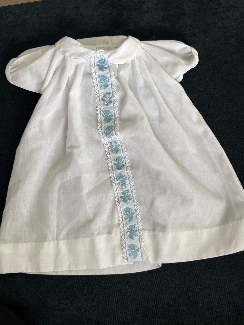 Vintage Something Pretty Brand Baby Dress/Gown with Bear Detail 3mo